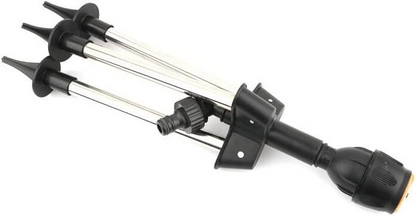 Norduvo Orbit | automatischer rotierender Gartensprinkler mit ausziehbarem Stativ