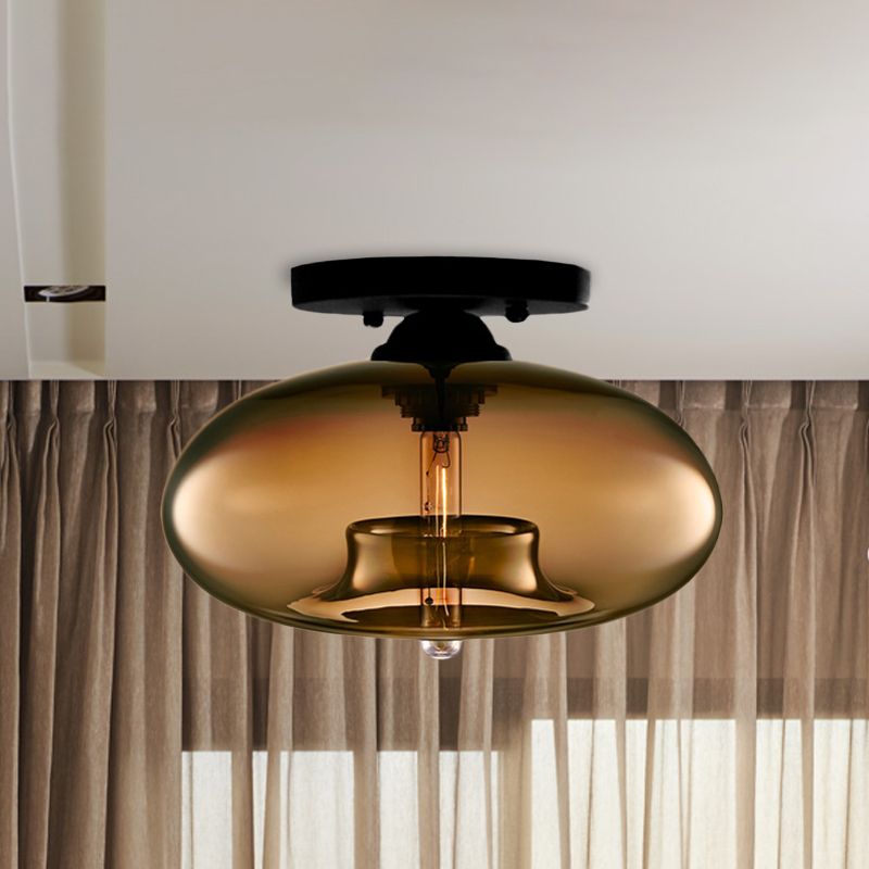 Veluna Orb | Art-Déco-Deckenleuchte im Globe-Design für Wohnzimmer & Flur