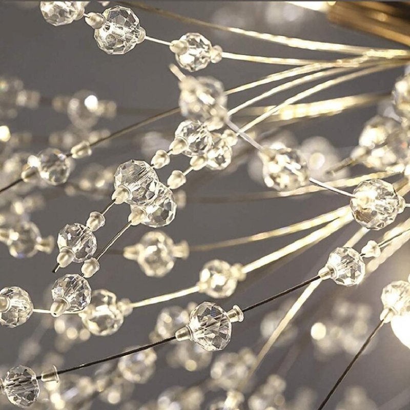 Moderne LED-Hängelampe aus Metall in Weißgold – ideal für Wohnzimmer & Esszimmer