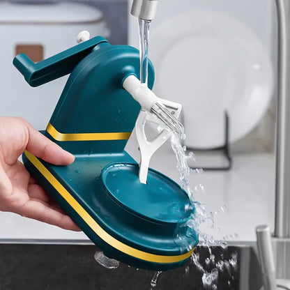 SliceCraft Duo – roestvrijstalen dunschiller met dubbel mes en ergonomische handgreep 