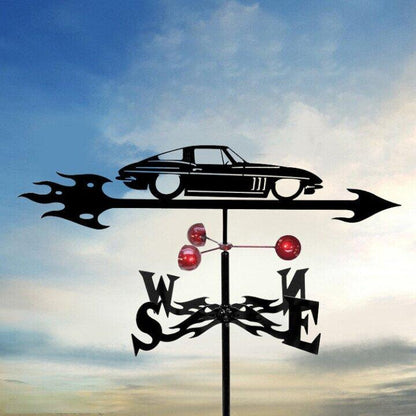 SkyVane | Windspiel aus rostfreiem Edelstahl für Garten & Terrasse