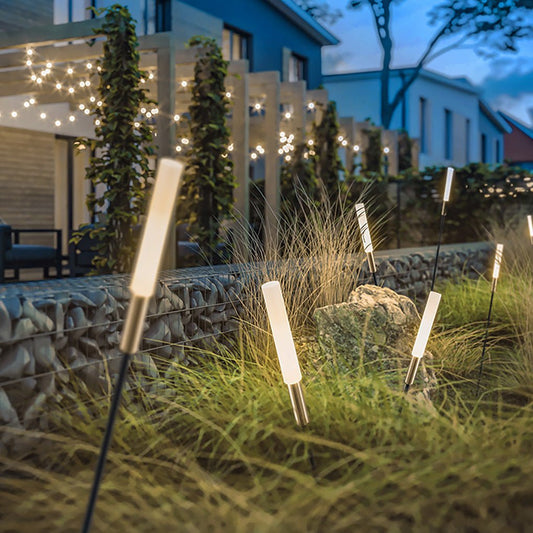 Solar-Schilf-Leuchten Set (6-tlg.) – Wasserdichte LED-Gartenbeleuchtung