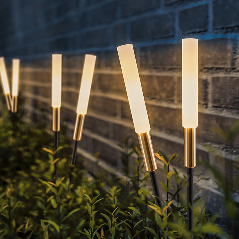 Solar-Schilf-Leuchten Set (6-tlg.) – Wasserdichte LED-Gartenbeleuchtung