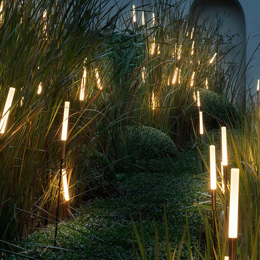 Solar-Schilf-Leuchten Set (6-tlg.) – Wasserdichte LED-Gartenbeleuchtung