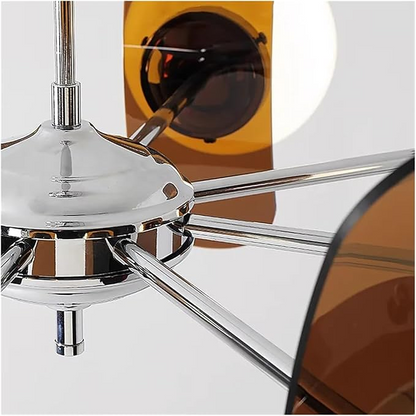 Ardane | Bauhaus Retro Kronleuchter aus Metall