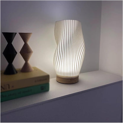 Wavecrest Aura | LED-Tischlampe im wellenförmigen Design