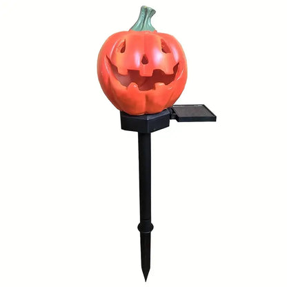 Halloween Solar Kürbis Lichter – Wetterfeste LED Gartenlampen für Außen & Partydeko