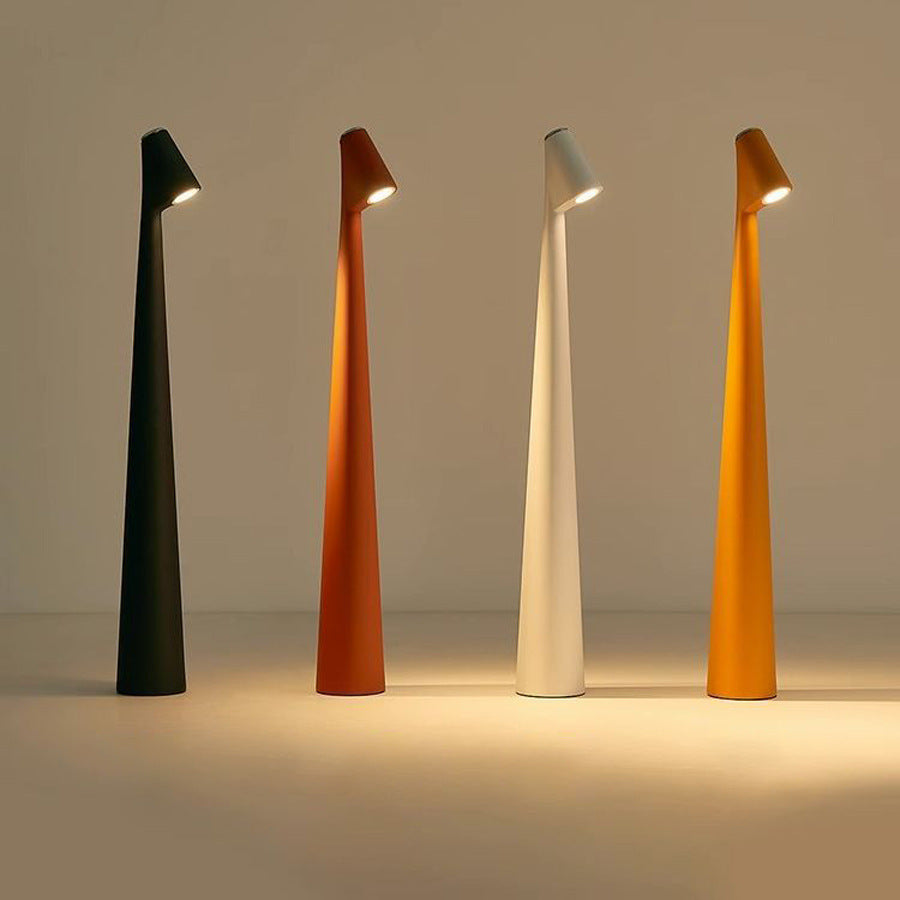 NordicLite | Draadloze LED-tafellamp in Scandinavisch minimalisme | Modern design voor woon- & slaapkamer