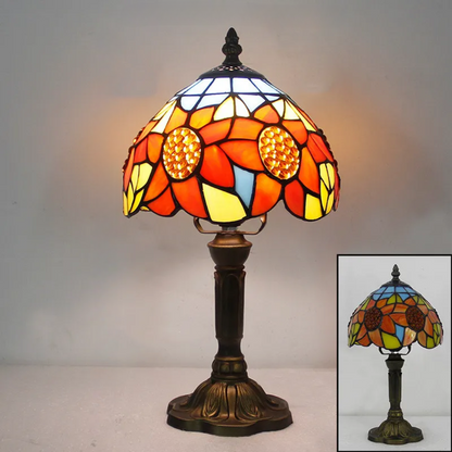 Lunavia Tiffany | Kabellose LED Tischlampe mit Farbwechsel