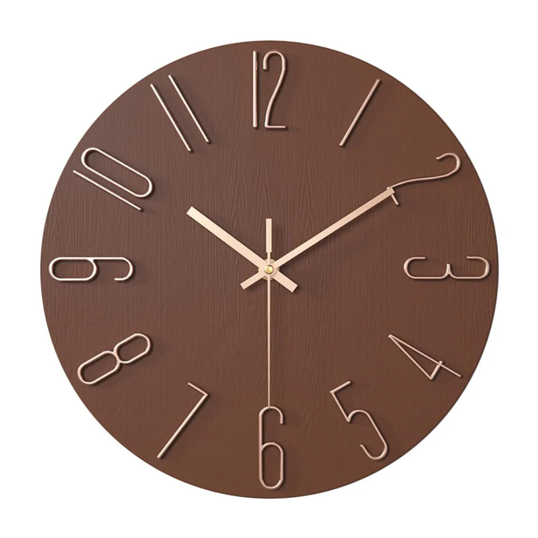 Temaro | Moderne Wanduhr für das Wohnzimmer
