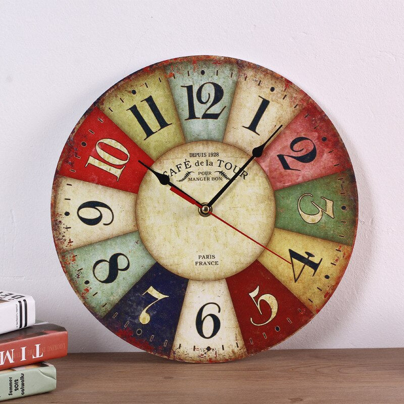 NordWood | Skandinavische Holz-Wanduhr | Zeitlose Natürlichkeit & minimalistisches Design