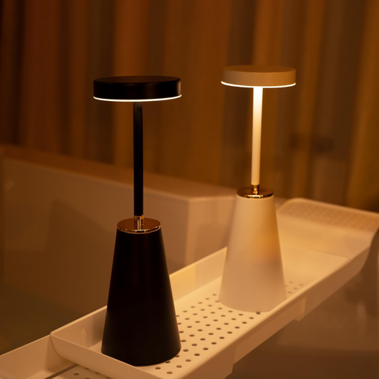 Gleon Lumo | Wiederaufladbare kabellose LED Tischleuchte mit Touch‑Bedienung
