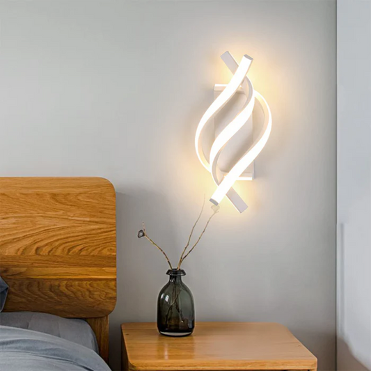 Moderne Wandlampe | Minimalistisches Design | Warmes LED-Licht | Aluminium