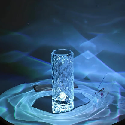 Lunora Glint | Kristall-Tischlampe mit stimmungsvollem Lichtspiel