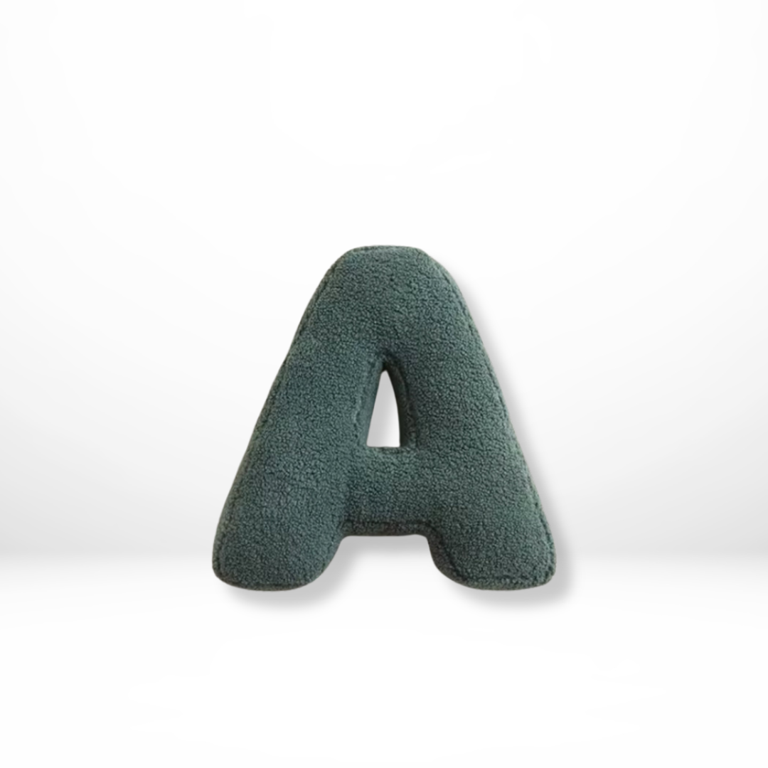 Avenia – Fluwelen Alphabet Sierkussen | Personalisierbar mit Buchstaben A–Z
