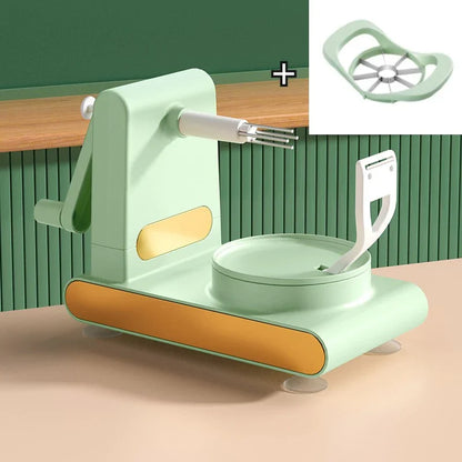 SliceCraft Duo – roestvrijstalen dunschiller met dubbel mes en ergonomische handgreep 