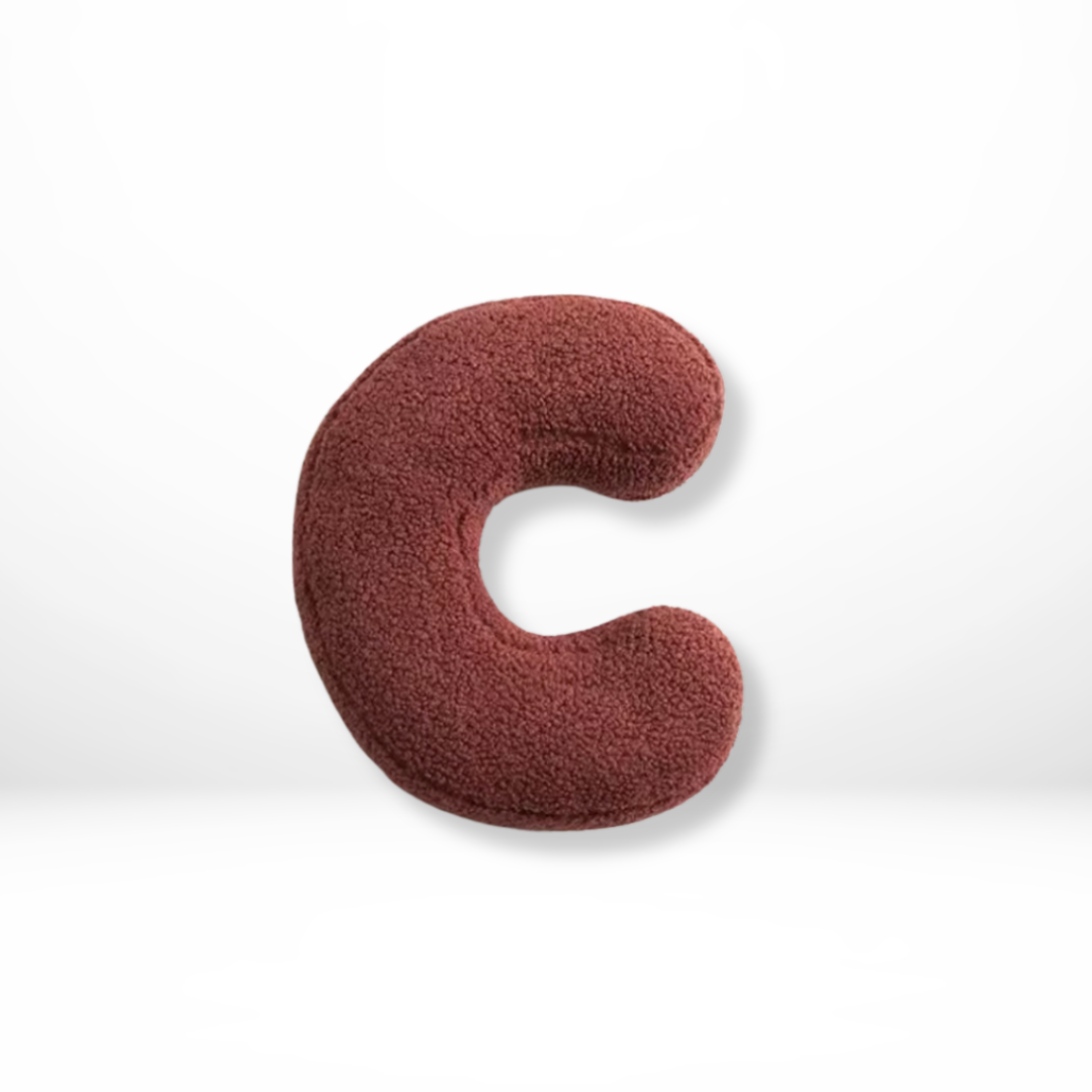 Avenia – Fluwelen Alphabet Sierkussen | Personalisierbar mit Buchstaben A–Z