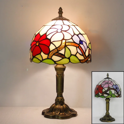 Lunavia Tiffany | Kabellose LED Tischlampe mit Farbwechsel