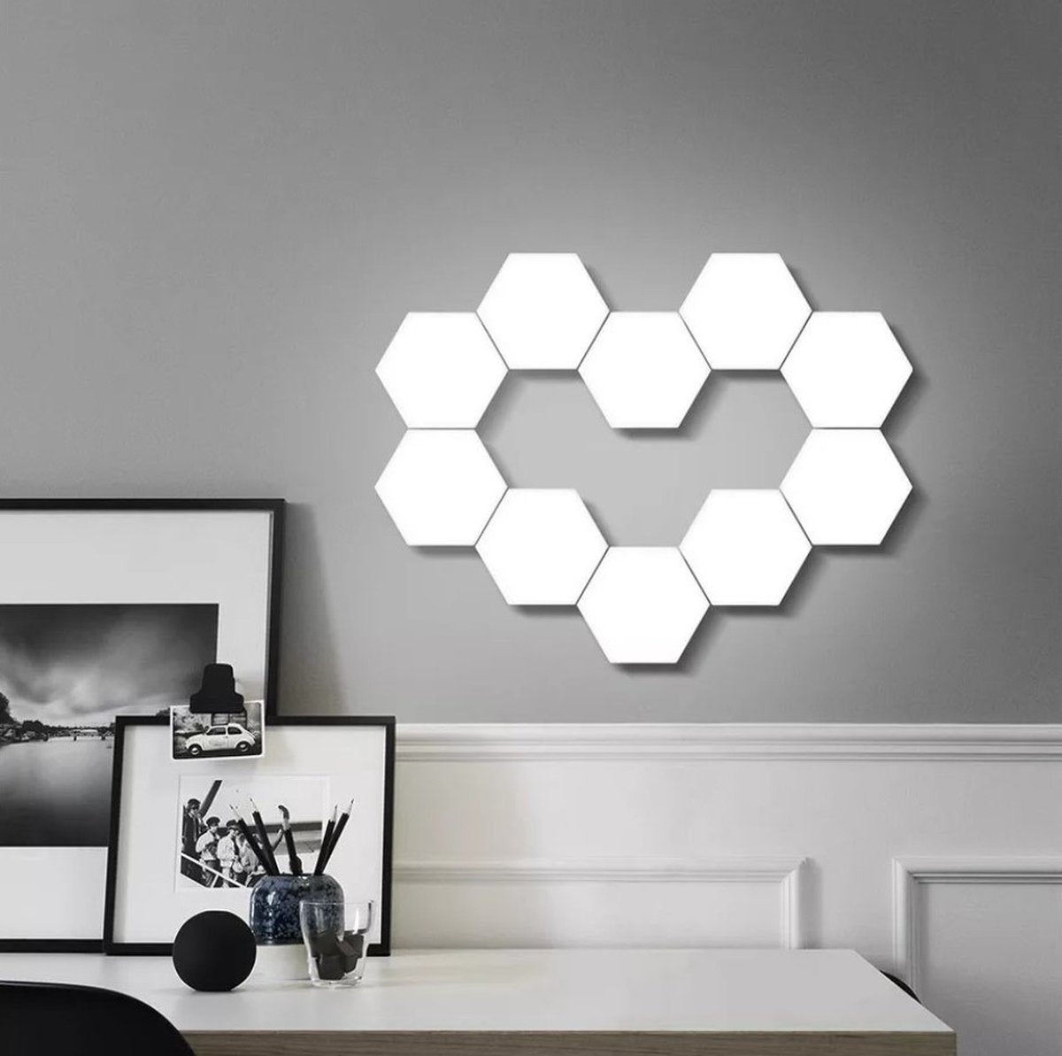 Lunexa Hexa | Modulare LED-Wandpaneele mit Touch- und Farbsteuerung