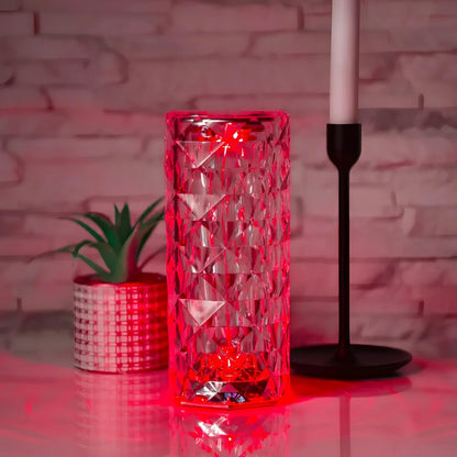 Lunora Glint | Kristall-Tischlampe mit stimmungsvollem Lichtspiel
