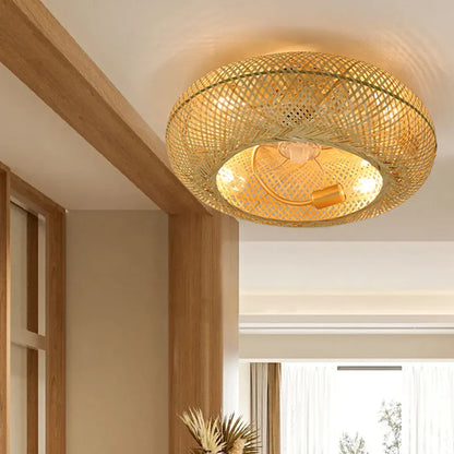 BambooAir Circo | Deckenventilator mit LED-Licht und Fernbedienung im modernen Design
