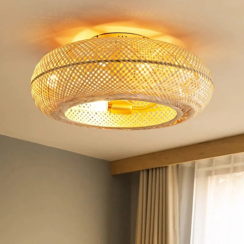 BambooAir Circo | Deckenventilator mit LED-Licht und Fernbedienung im modernen Design