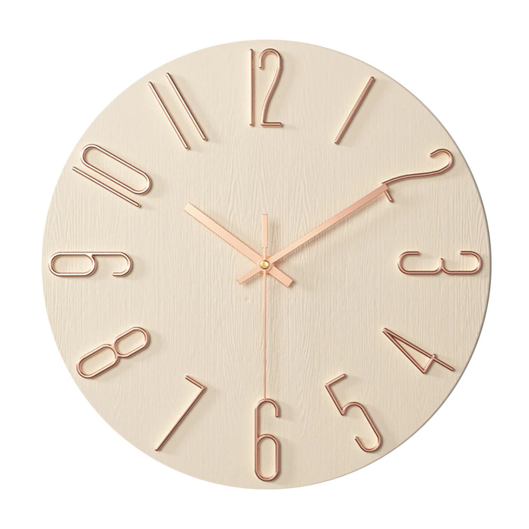 Temaro | Moderne Wanduhr für das Wohnzimmer