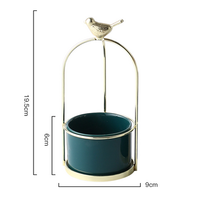 Floravi Aves | dekorative Pflanzengefäße im Vogel-Design