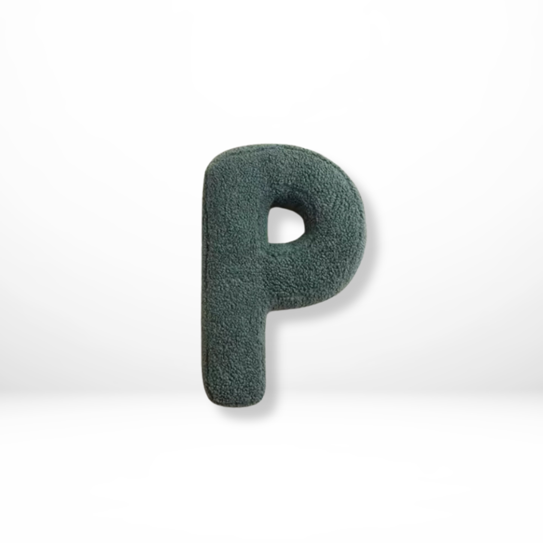 Avenia – Fluwelen Alphabet Sierkussen | Personalisierbar mit Buchstaben A–Z