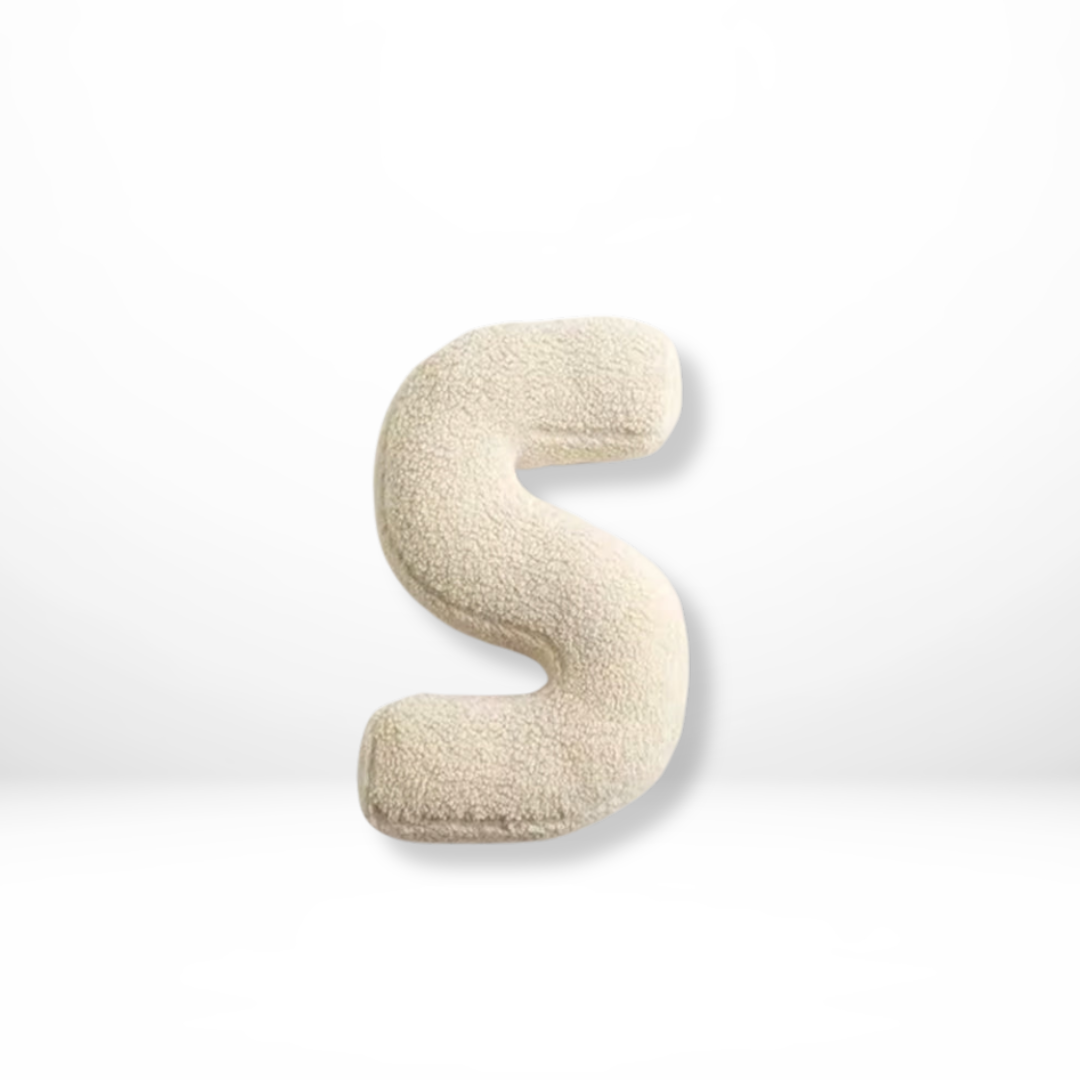 Avenia – Fluwelen Alphabet Sierkussen | Personalisierbar mit Buchstaben A–Z