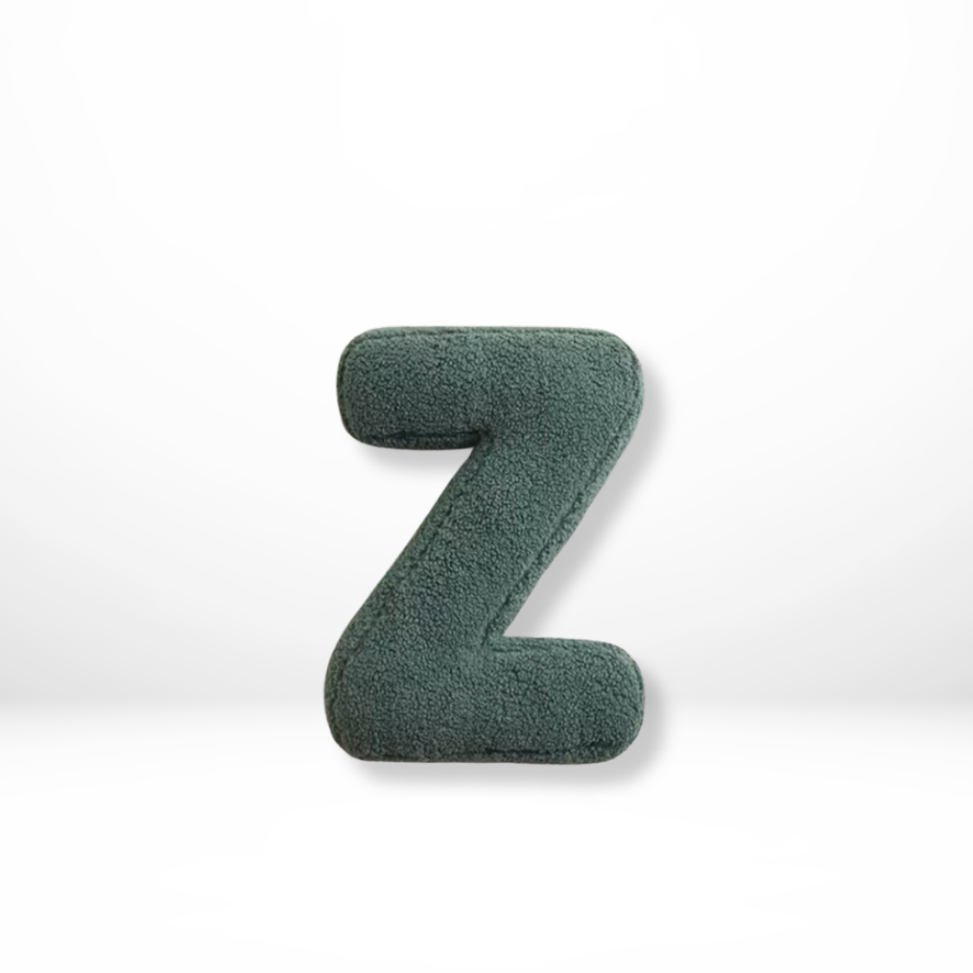 Avenia – Fluwelen Alphabet Sierkussen | Personalisierbar mit Buchstaben A–Z
