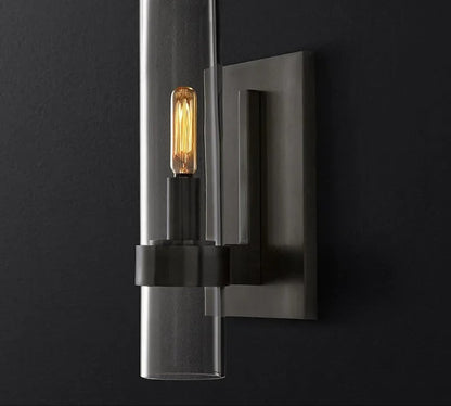 Schwarze Design-Wandleuchte – Flammenförmige LED-Lampe für modernes Wohnen