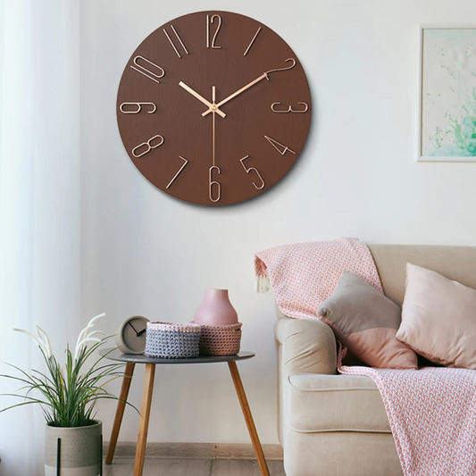 Temaro | Moderne Wanduhr für das Wohnzimmer