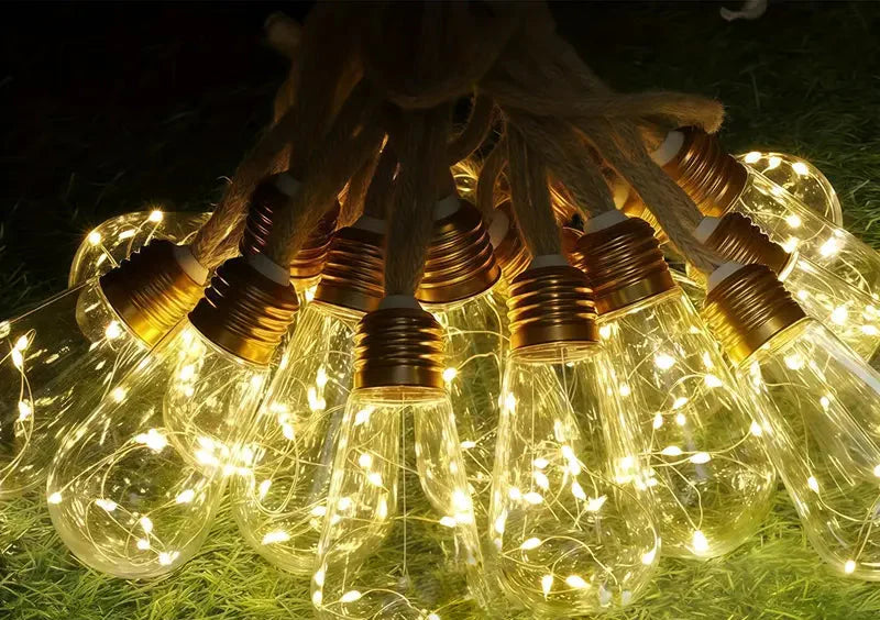 Halloween & Weihnachten Solar Lichterkette – LED Außenbeleuchtung mit 8 Modi