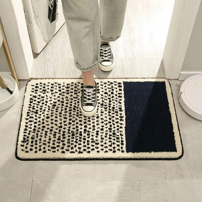AbstractStep Badematte | Skandinavisches Design mit abstraktem Muster