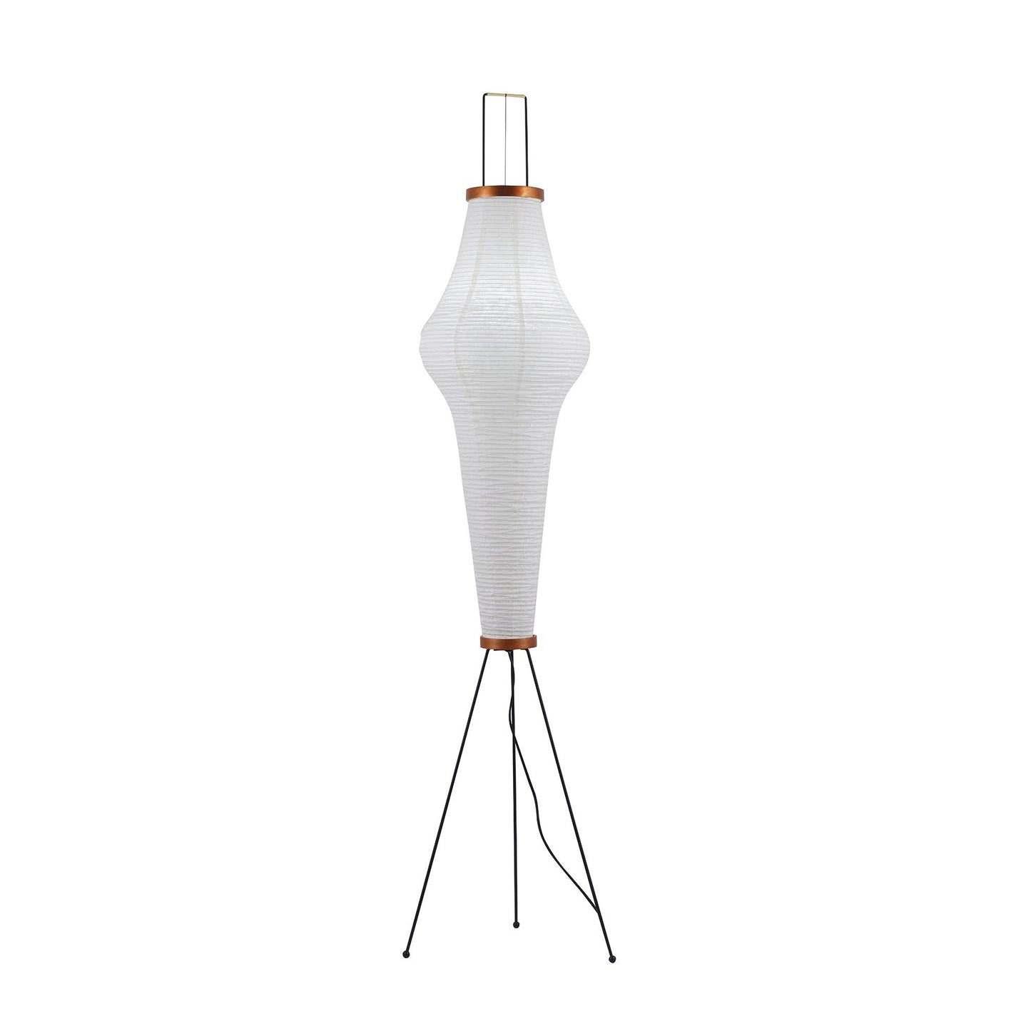 Lunora Haze | Skulpturale Stehlampe aus Reispapier im Japandi-Stil