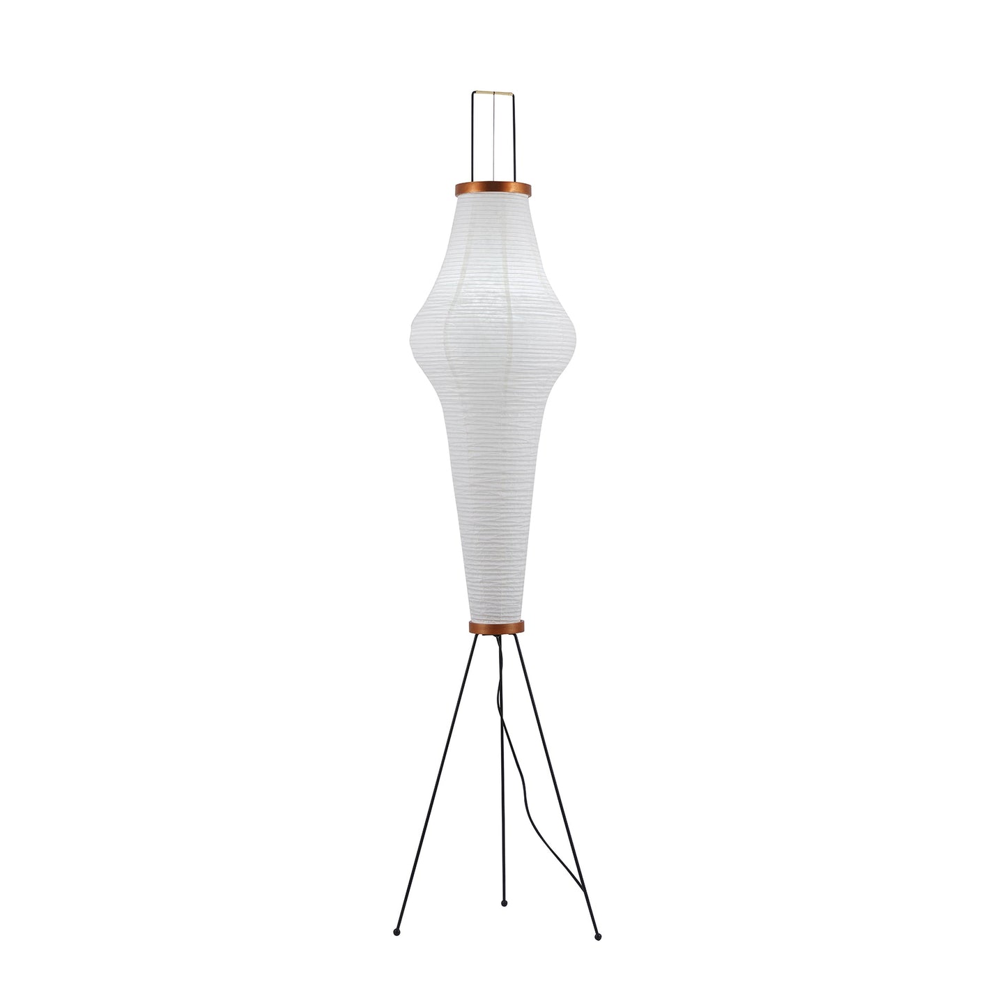 Lunora Haze | Skulpturale Stehlampe aus Reispapier im Japandi-Stil