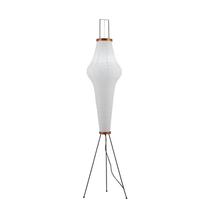 Lunora Haze | Skulpturale Stehlampe aus Reispapier im Japandi-Stil