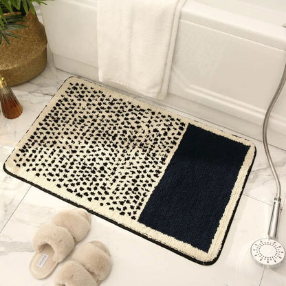 AbstractStep Badematte | Skandinavisches Design mit abstraktem Muster