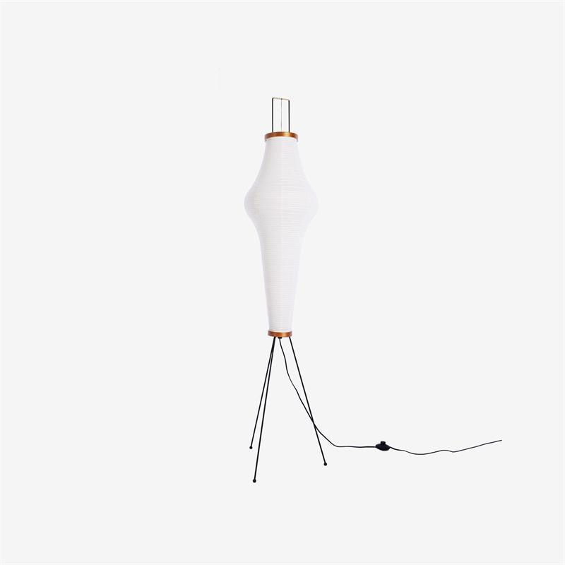 Lunora Haze | Skulpturale Stehlampe aus Reispapier im Japandi-Stil