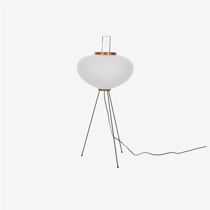 Lunora Haze | Skulpturale Stehlampe aus Reispapier im Japandi-Stil