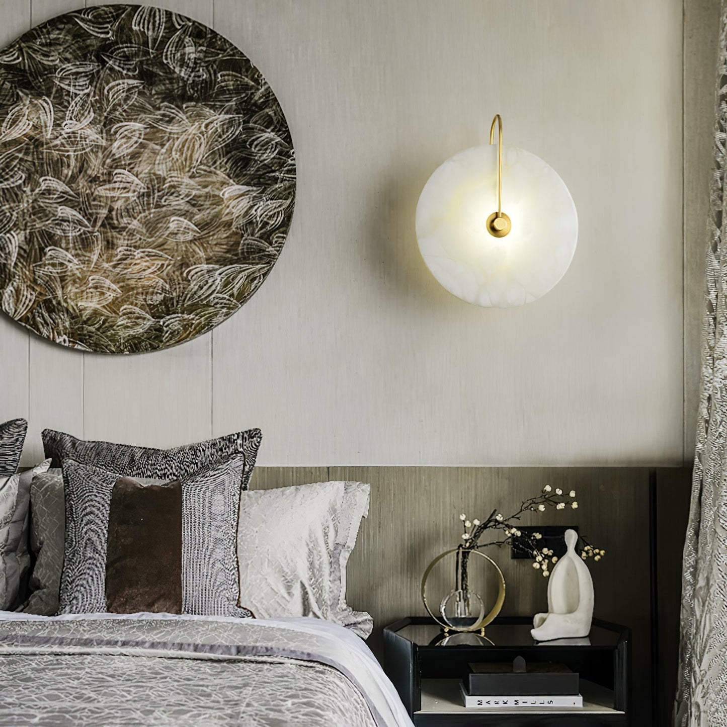 AlabasterBeam | Wandlamp van Albast | Luxe LED Wandverlichting met Warm Licht voor Moderne & Klassieke Interieurs