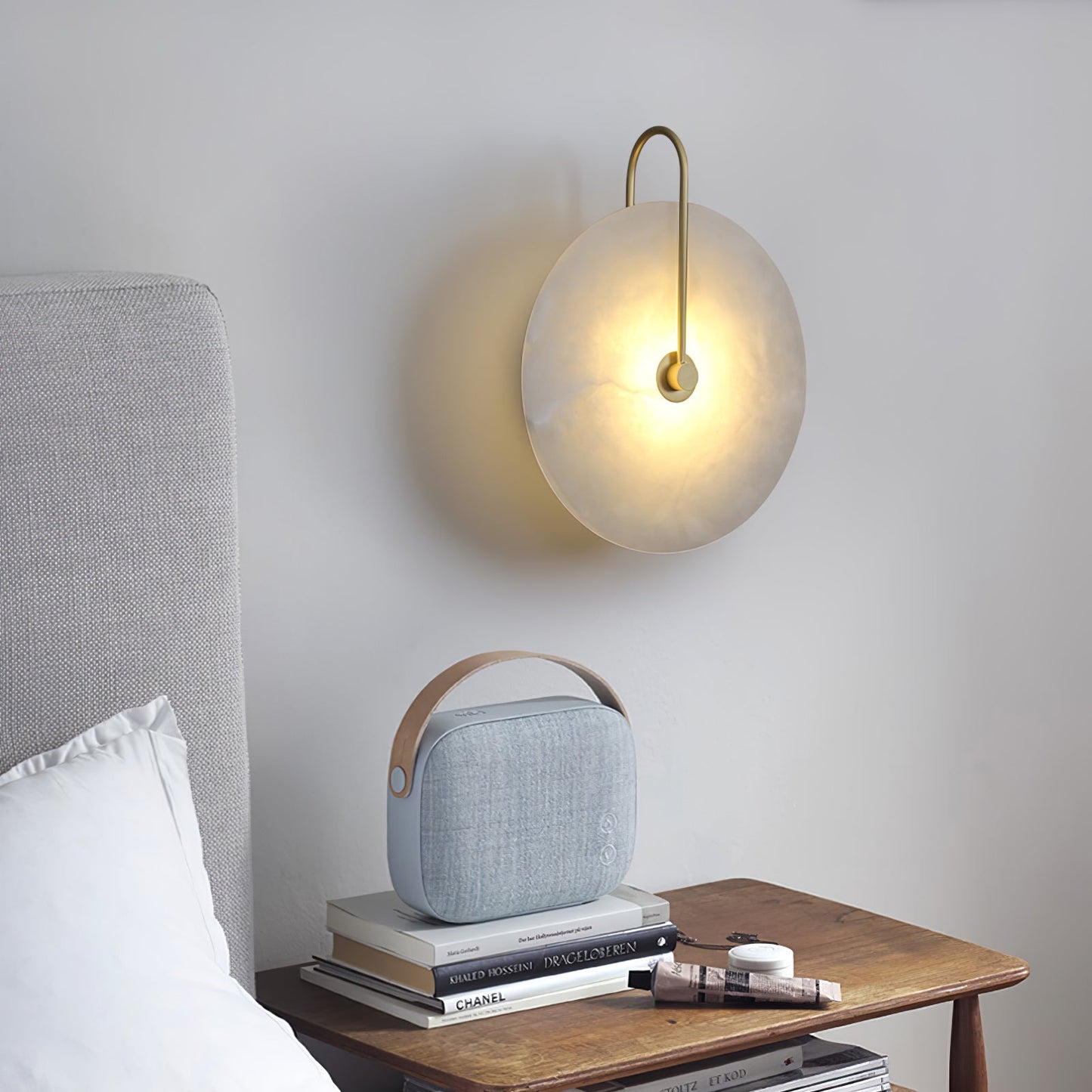AlabasterBeam | Wandlamp van Albast | Luxe LED Wandverlichting met Warm Licht voor Moderne & Klassieke Interieurs