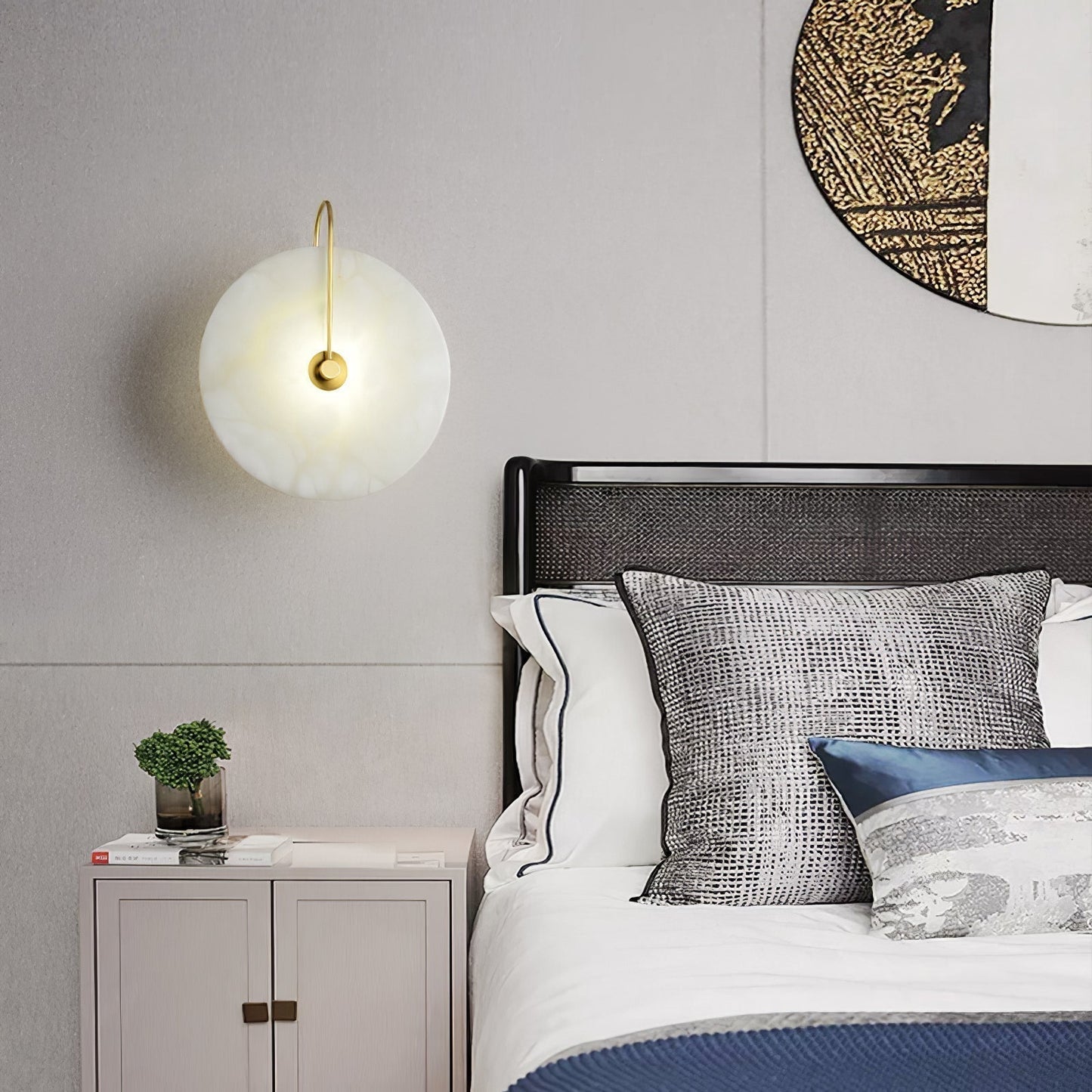 AlabasterBeam | Wandlamp van Albast | Luxe LED Wandverlichting met Warm Licht voor Moderne & Klassieke Interieurs
