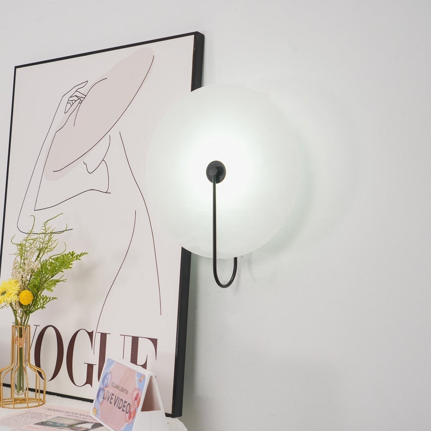 AlabasterBeam | Wandlamp van Albast | Luxe LED Wandverlichting met Warm Licht voor Moderne & Klassieke Interieurs