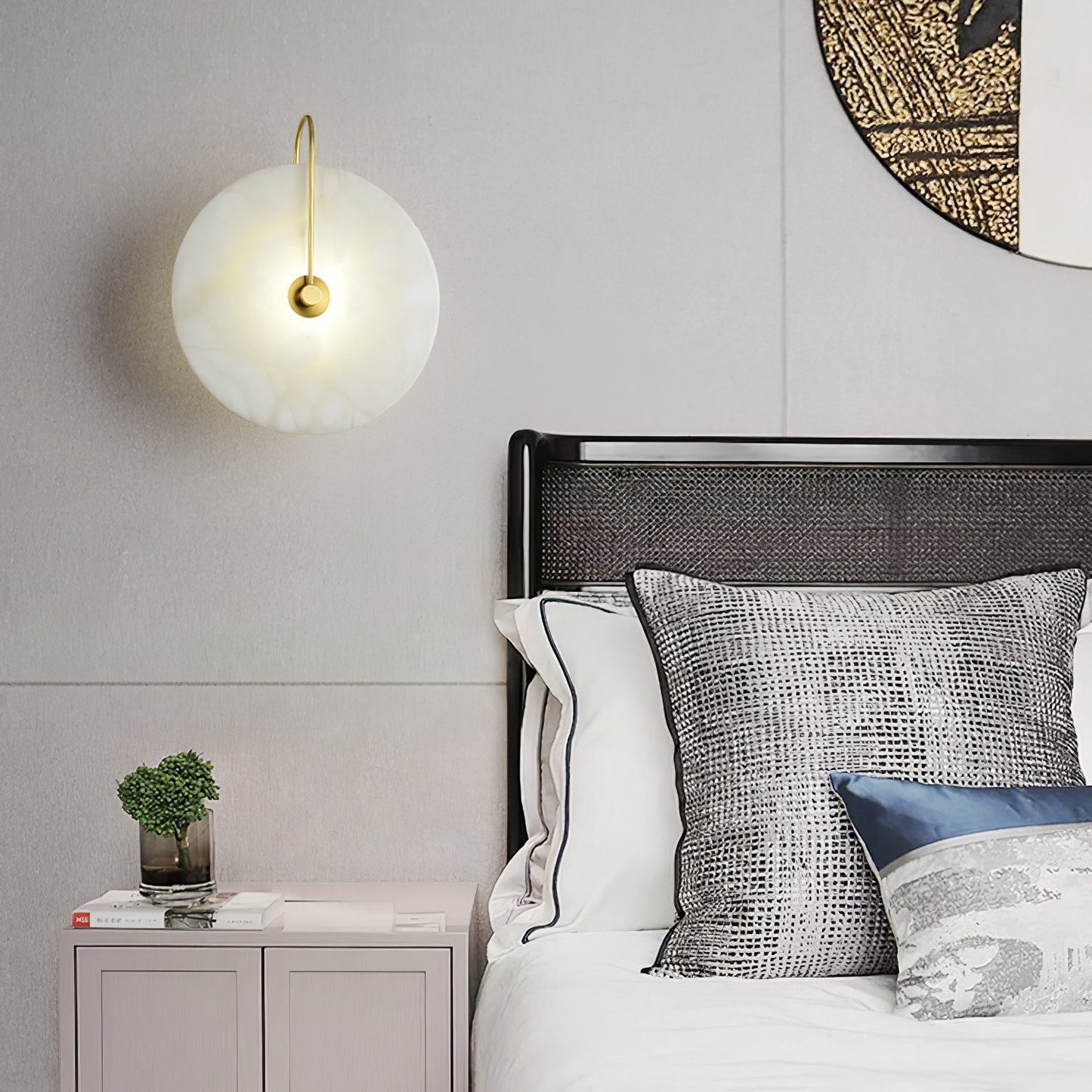 AlabasterBeam | Wandlamp van Albast | Luxe LED Wandverlichting met Warm Licht voor Moderne & Klassieke Interieurs
