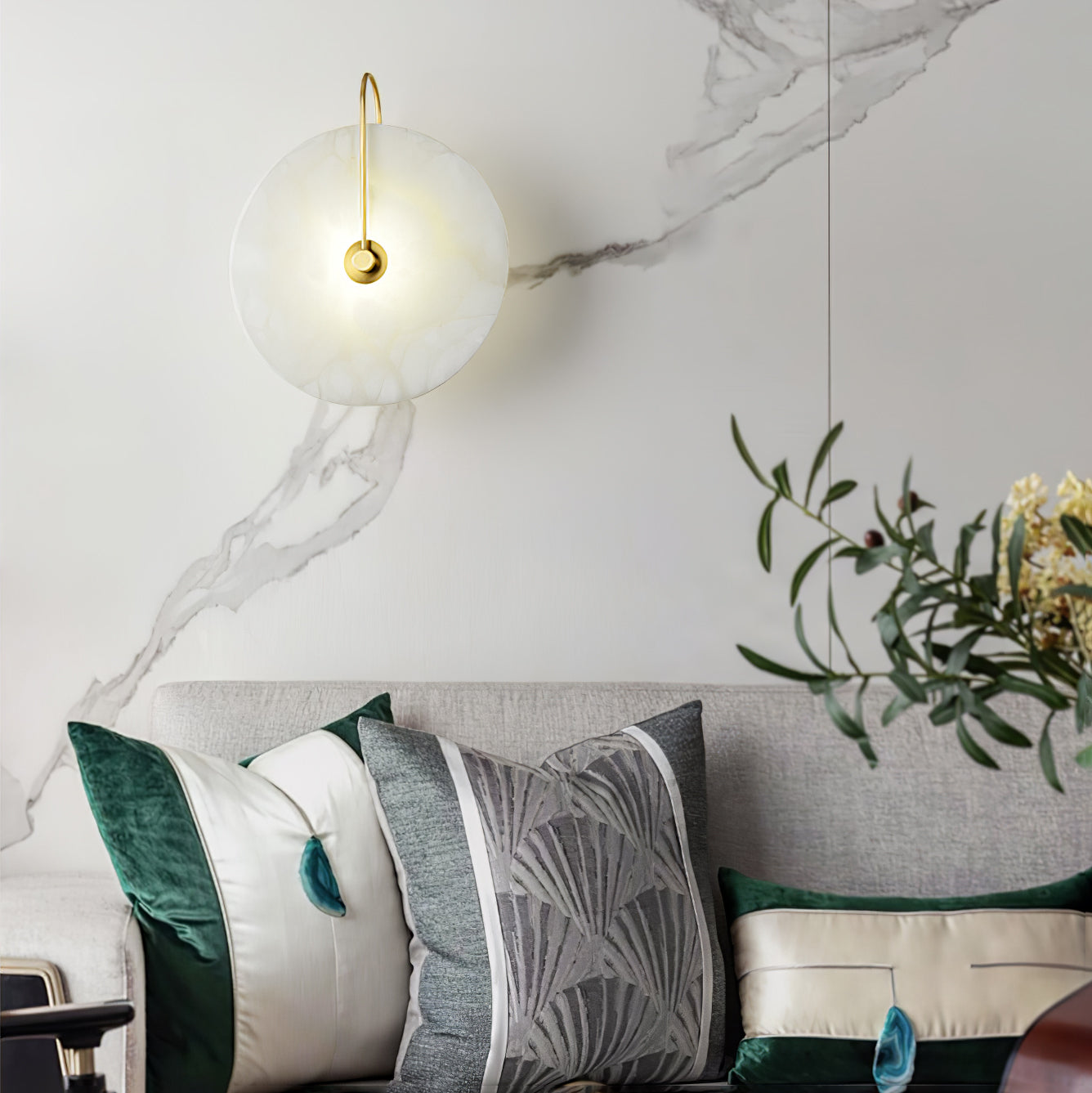 AlabasterBeam | Wandlamp van Albast | Luxe LED Wandverlichting met Warm Licht voor Moderne & Klassieke Interieurs
