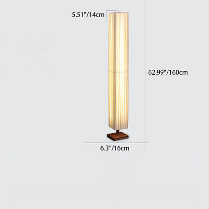 ZenLight | Japanische Walnuss Stehleuchte | Natürliches Holzdesign & Warmes LED-Ambiente für Wohnräume
