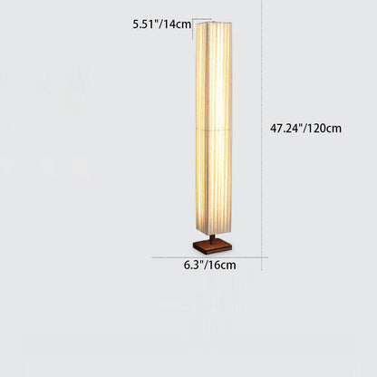 ZenLight | Japanische Walnuss Stehleuchte | Natürliches Holzdesign & Warmes LED-Ambiente für Wohnräume