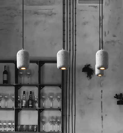 Kiva Cast | Hängeleuchte aus Beton im Industrial-Design mit LED-Technik